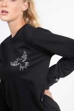 Load image into Gallery viewer, LE SWEAT-SHIRT NOIR CŒUR DE FENIX