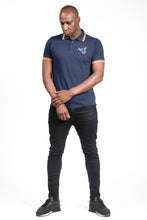 Load image into Gallery viewer, LE POLO FENIXEYVI MARINE&ORANGE