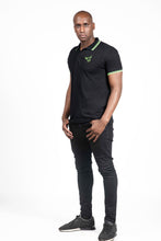 Load image into Gallery viewer, LE POLO FENIXEYVI NOIR&EMERAUDE
