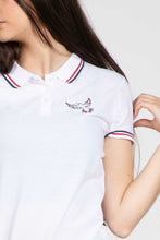 Load image into Gallery viewer, LE POLO FEMME FENIXEYVI BLANC&ROUGE BLEU