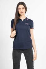 Load image into Gallery viewer, LE POLO FEMME FENIXEYVI MARINE&BLANC ROUGE