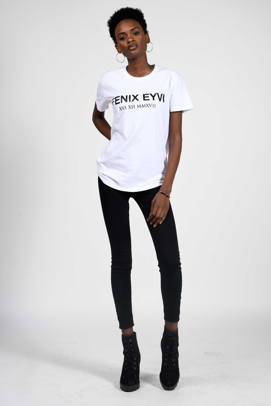 Le T-SHIRT FENIXEYVI EN COTON BLANC