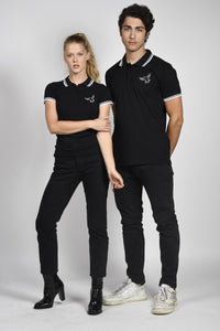 LE POLO FEMME FENIXEYVI NOIR&BLANC