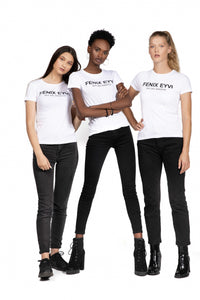 LE T-SHIRT FEMME FENIXEYVI COUPE AJUSTÉE EN COTON BLANC