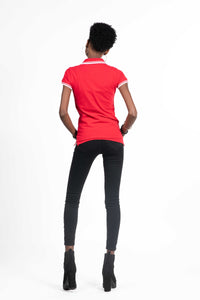 LE POLO FEMME FENIXEYVI RED ECARLATE